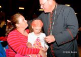 2013 Lourdes Pilgrimage - SUNDAY Cardinal Dolan Presents Malades Medals Pius X (28/71)